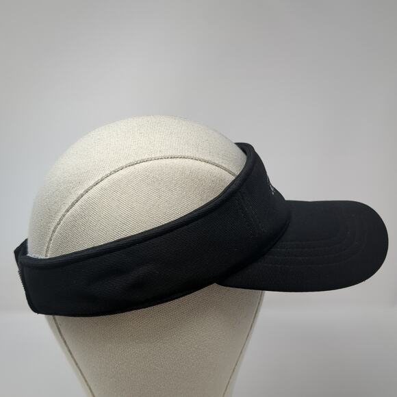 Jefferson Football Strapback Visor Hat Black One Size Embroidered - Picture 5 of 9